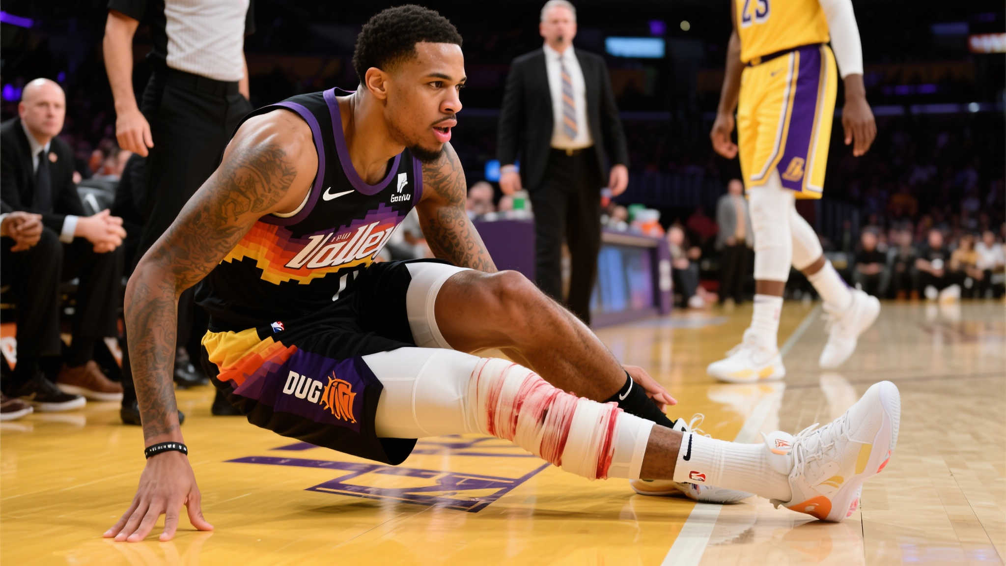 戈登二级腿筋拉伤，康复需数周，掘金雷霆抢七战将缺席